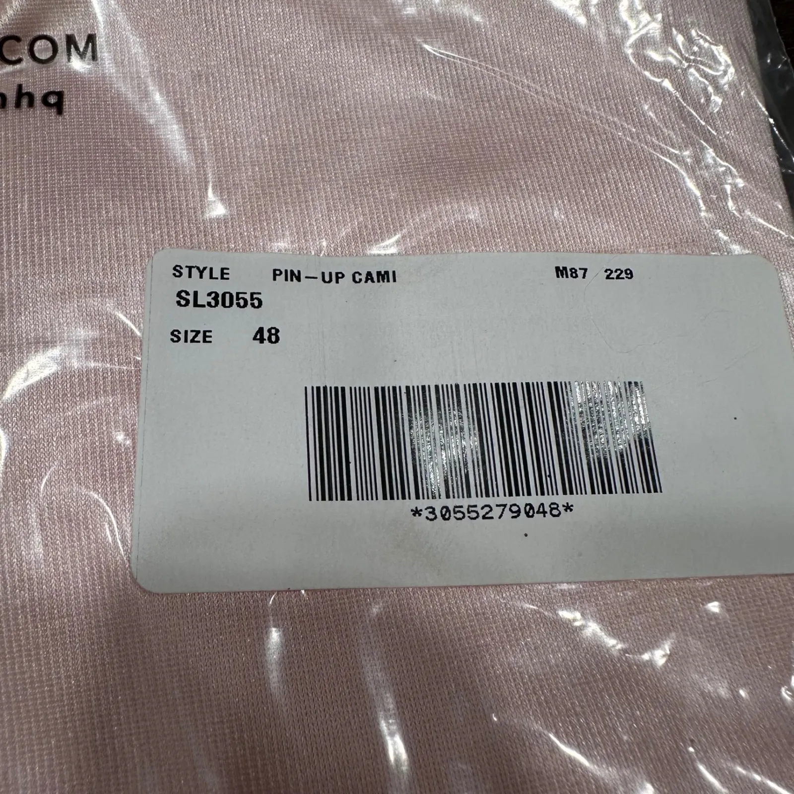 NWT Ruby Ribbon Pin Up Cami SL3055 Blush Pink Size 48 Shaping Camisole Lace - Image 3