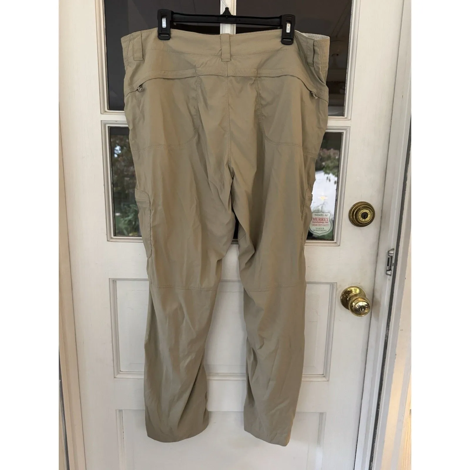 LL Bean Hiking Pants 20 Brown Nylon Water Repellent Wicking Comfort Trail Womens - Image 5