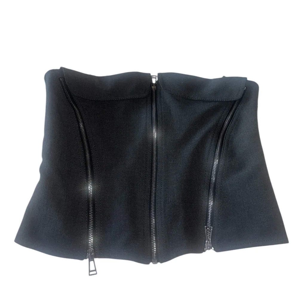NWOT ZARA ZW COLLECTION BUSTIER TOP 8233/486 Bloggers Fave Small - Image 12