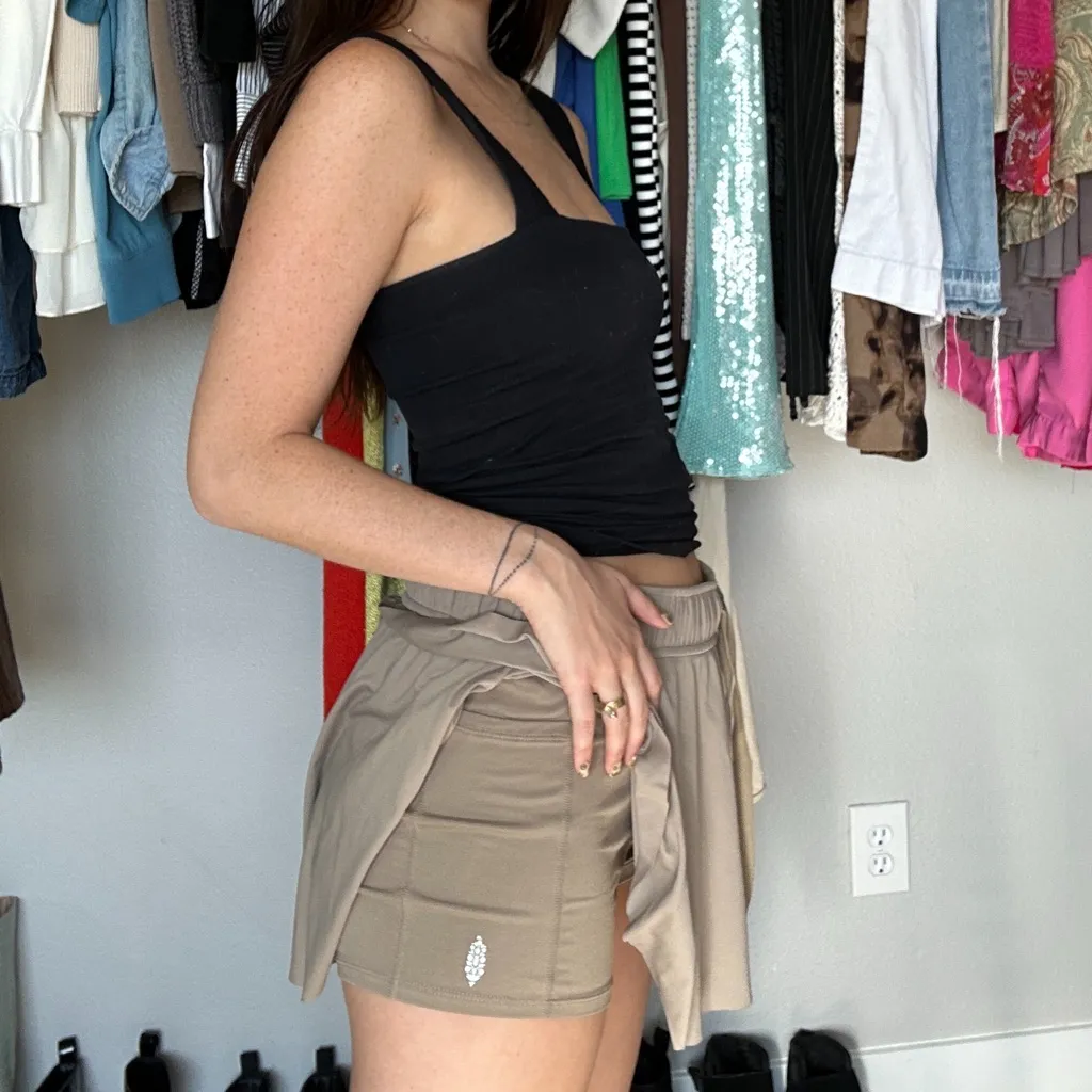 Free People Skort Tan Size L - Image 3