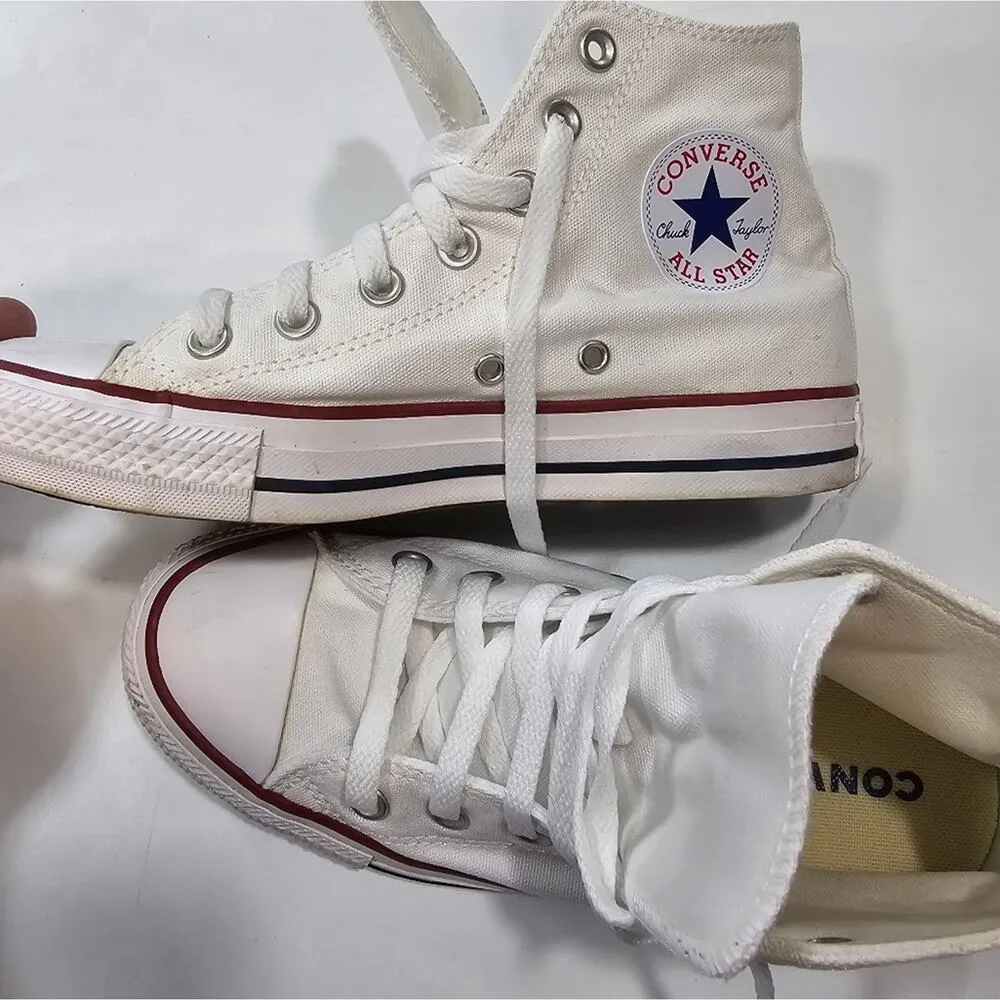 Converse Chuck Taylor All Star Hi Sneaker in Optical White - Image 7