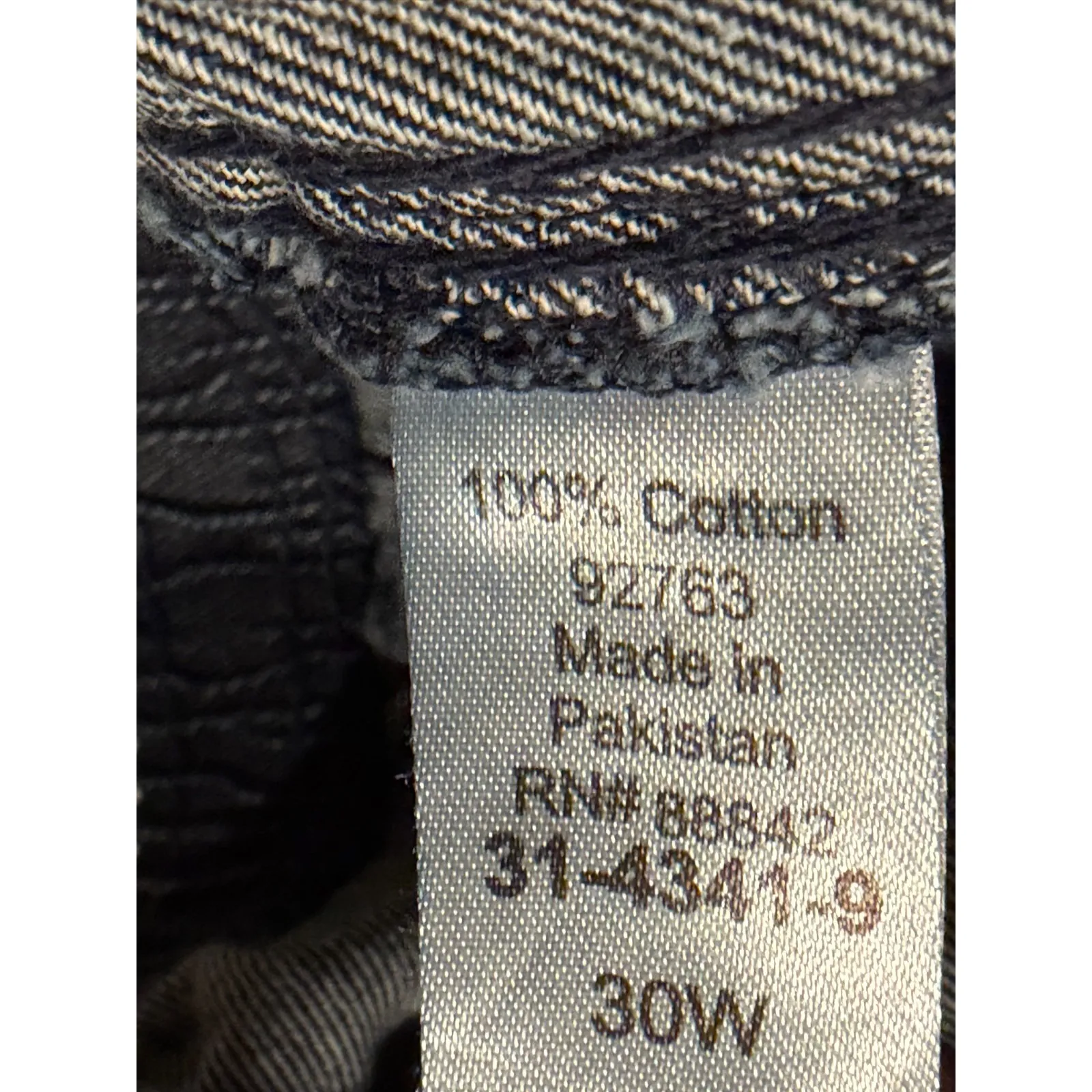 Woman Within Denim Pull on pants jeans Plus size 30W 30 W NWOT Elastic Waist - Image 5