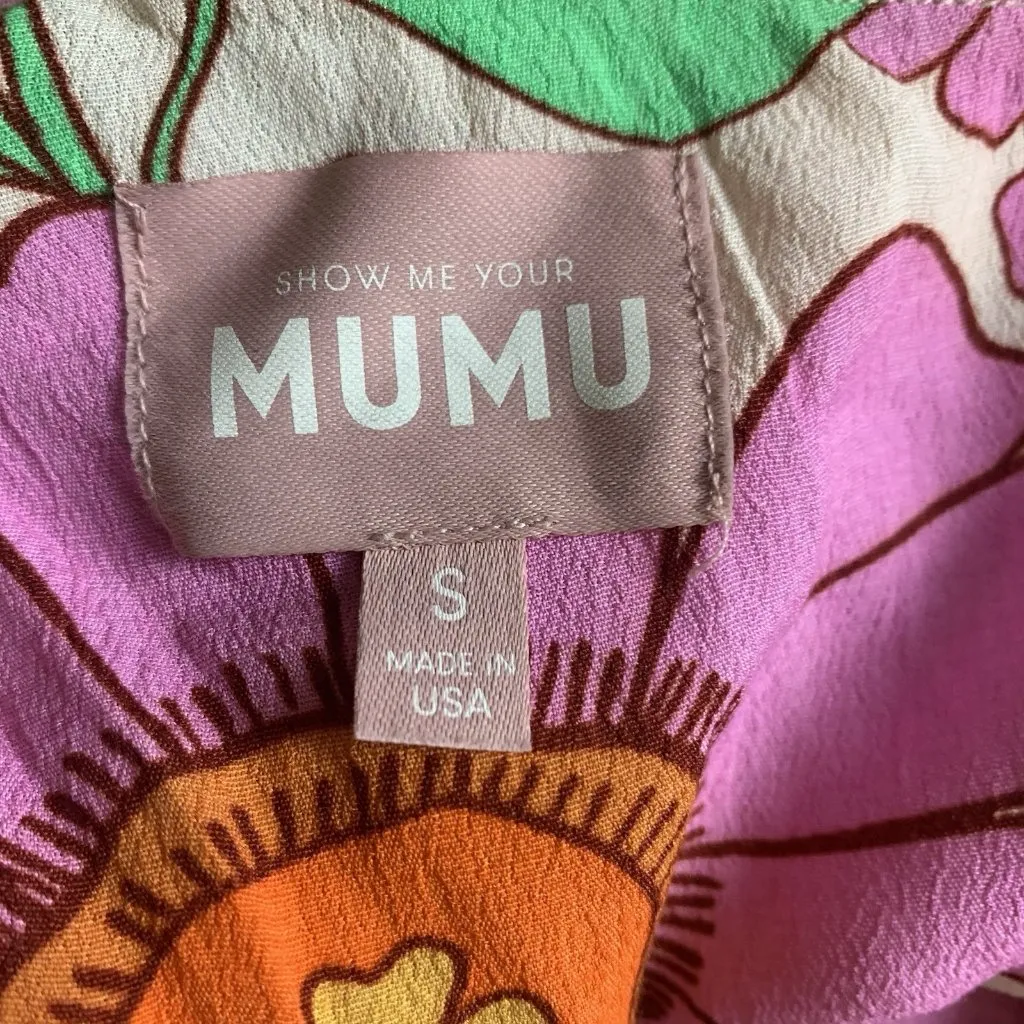 Show Me Your Mumu Heyday One Shoulder Top In Floral Market Retro‎ Small Boho - Image 6