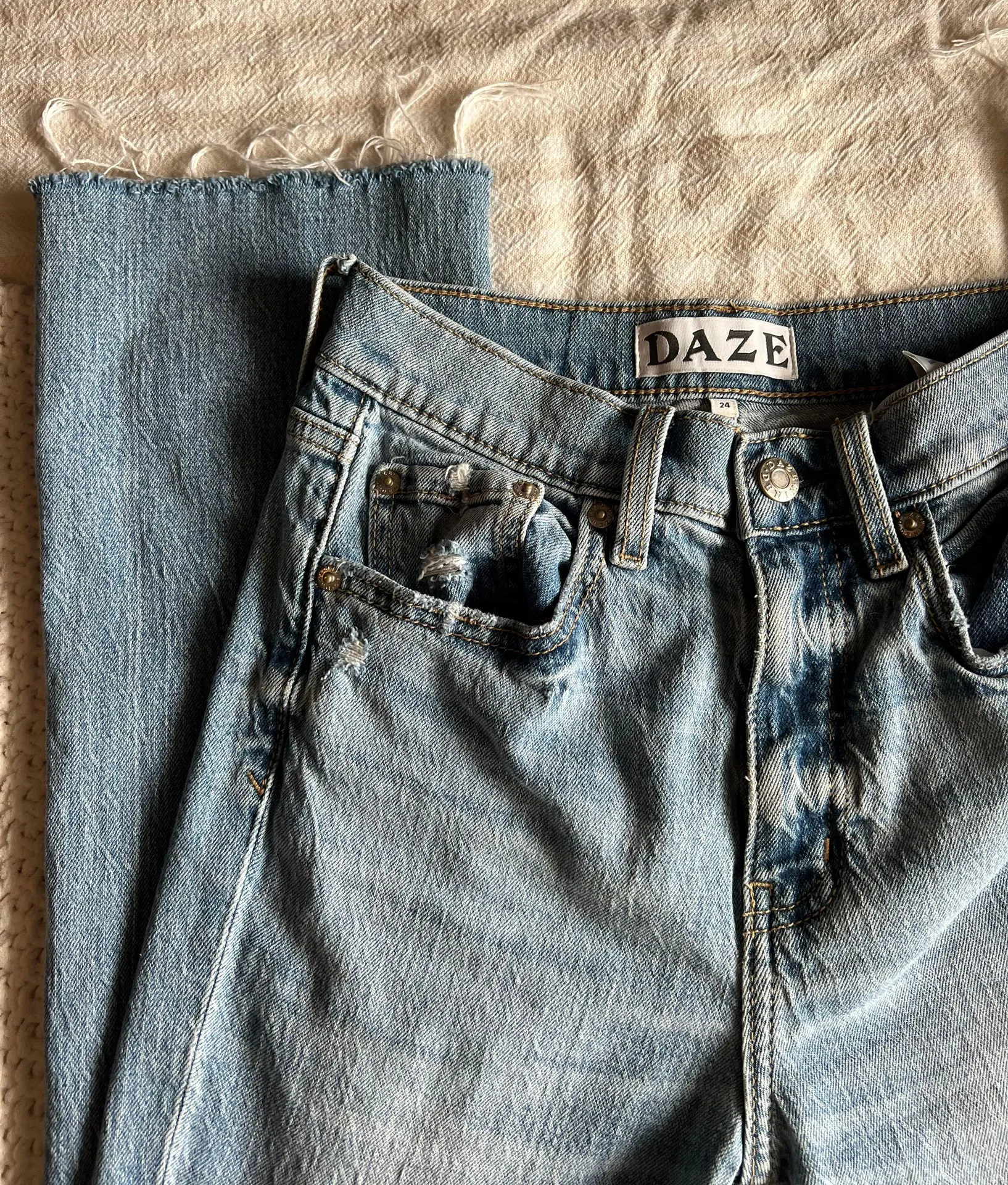 Denim Jeans Size 24 - Image 2