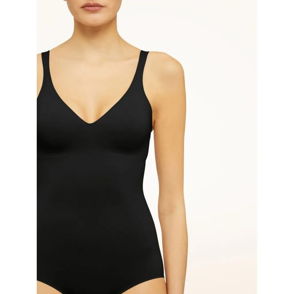 Wolford Cotton Control 3w Forming Shapewear Bodysuit in Black 42 6 New Womens - Image 13