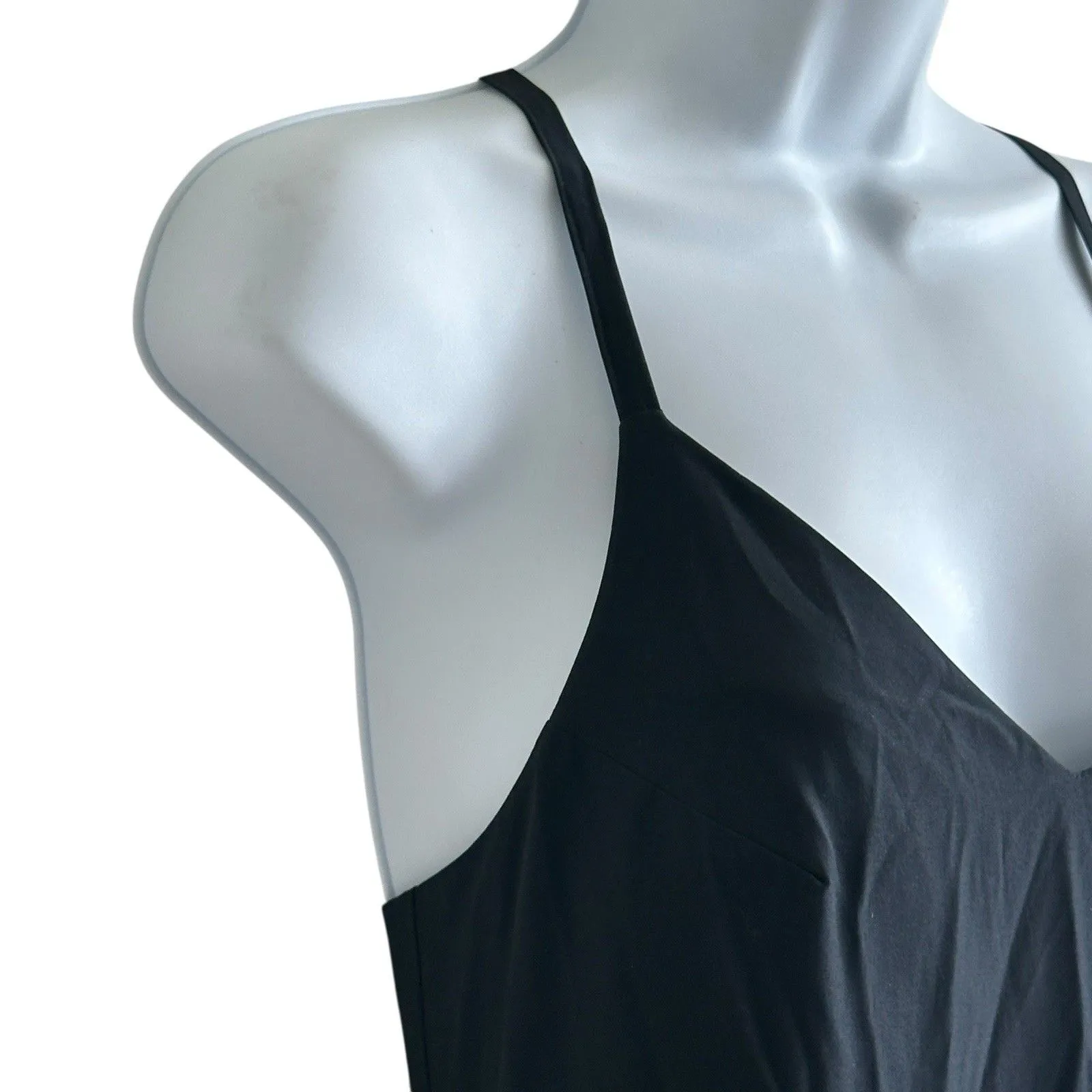 Krimson Klover Jetset Midi Handkerchief Hem Dress Black S - Image 9