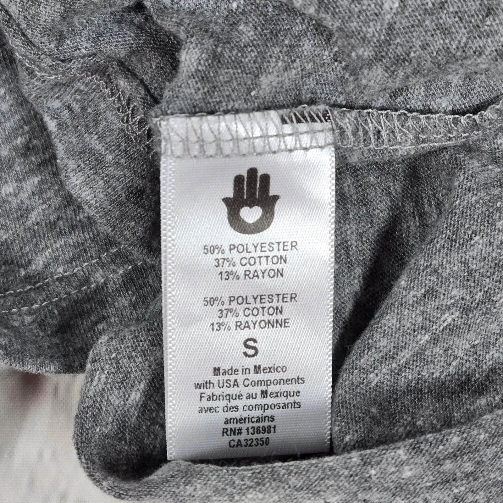 Spiritual Gangster Monogram Short Sleeve Crewneck‎ T-Shirt in Heather Gray S NWT - Image 6