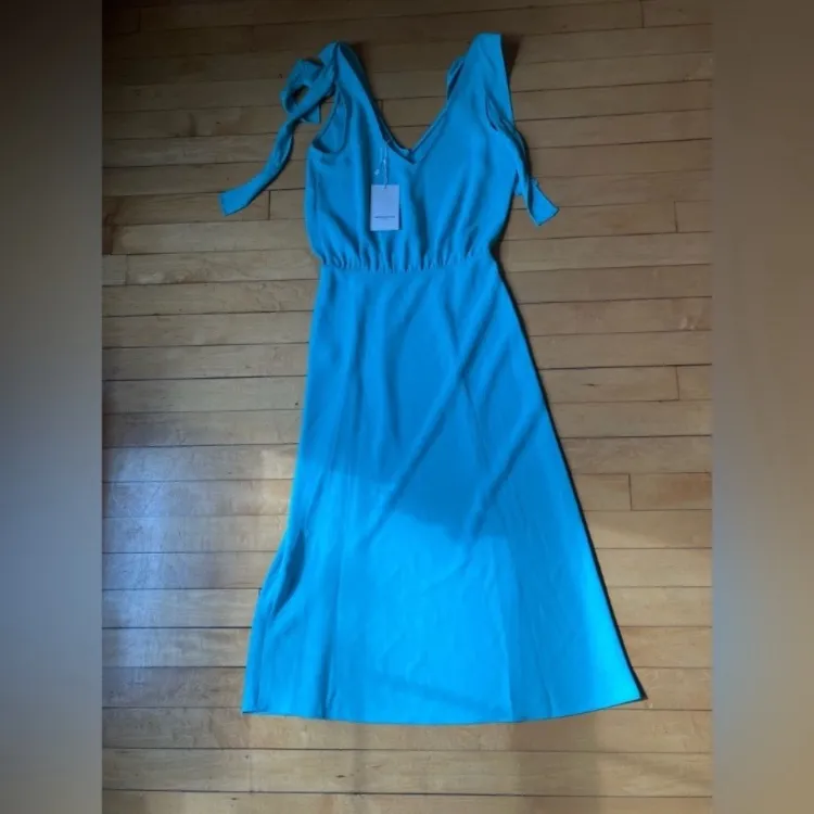 Amanda Uprichard Josephina Turquoise Dress - Image 9