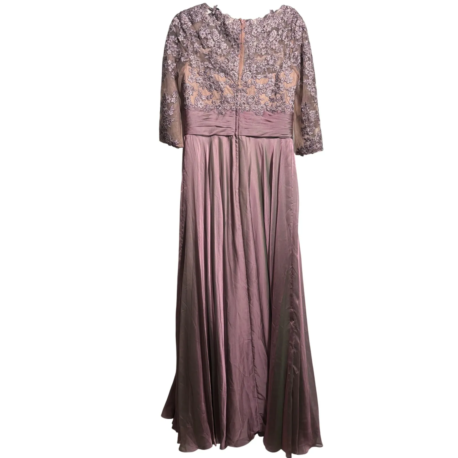 NWT La Femme Dress 27153 Size 10 Dusty‎ Lilac - Image 3