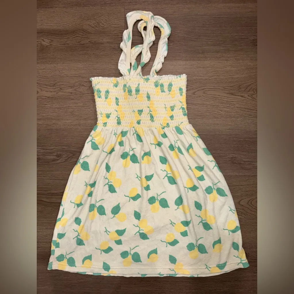 RARE Vintage Y2K Juicy Couture Lemon Mini Summer Dress Top-Size Medium - Image 2