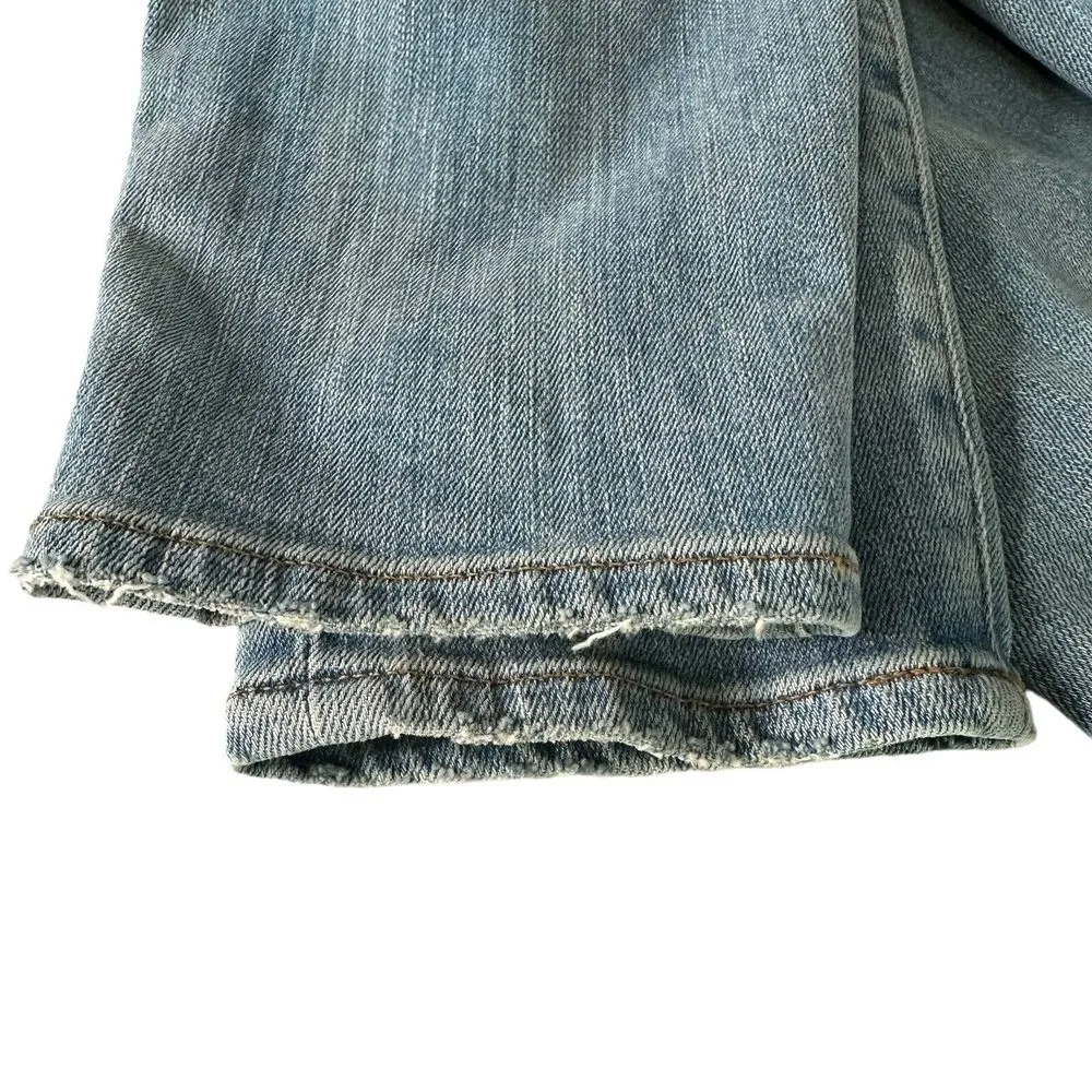 J‎ Brand Distressed Jeans Ripped Grunge Size 29 Blue Denim BOHO Edgy Destruct - Image 6