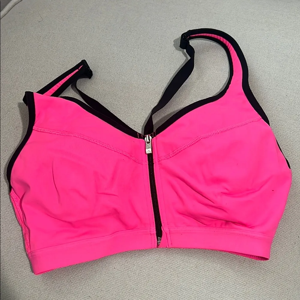 VSX Victoria’s Secret Sport Bra w/Front-Closure in Pink, Size 34C EXCELLENT! - Image 5