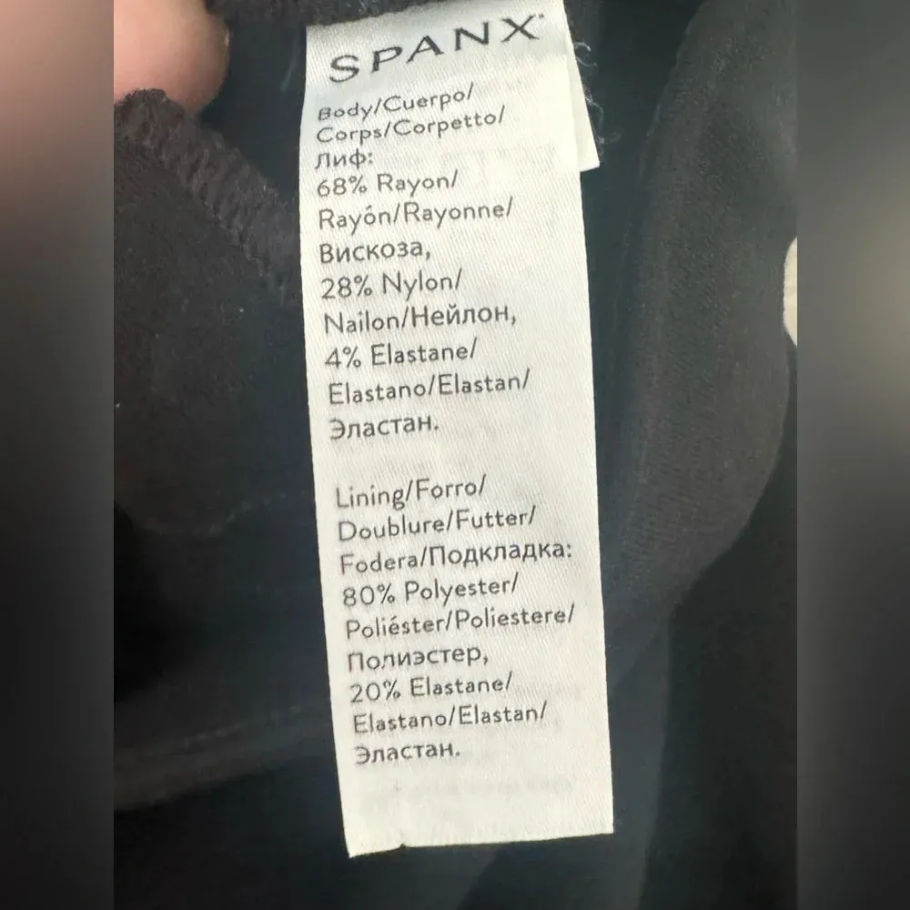 Spanx The Perfect Black Pant Back Seam Ankle Skinny Pants Dressy Ankle Shaping M - Image 11