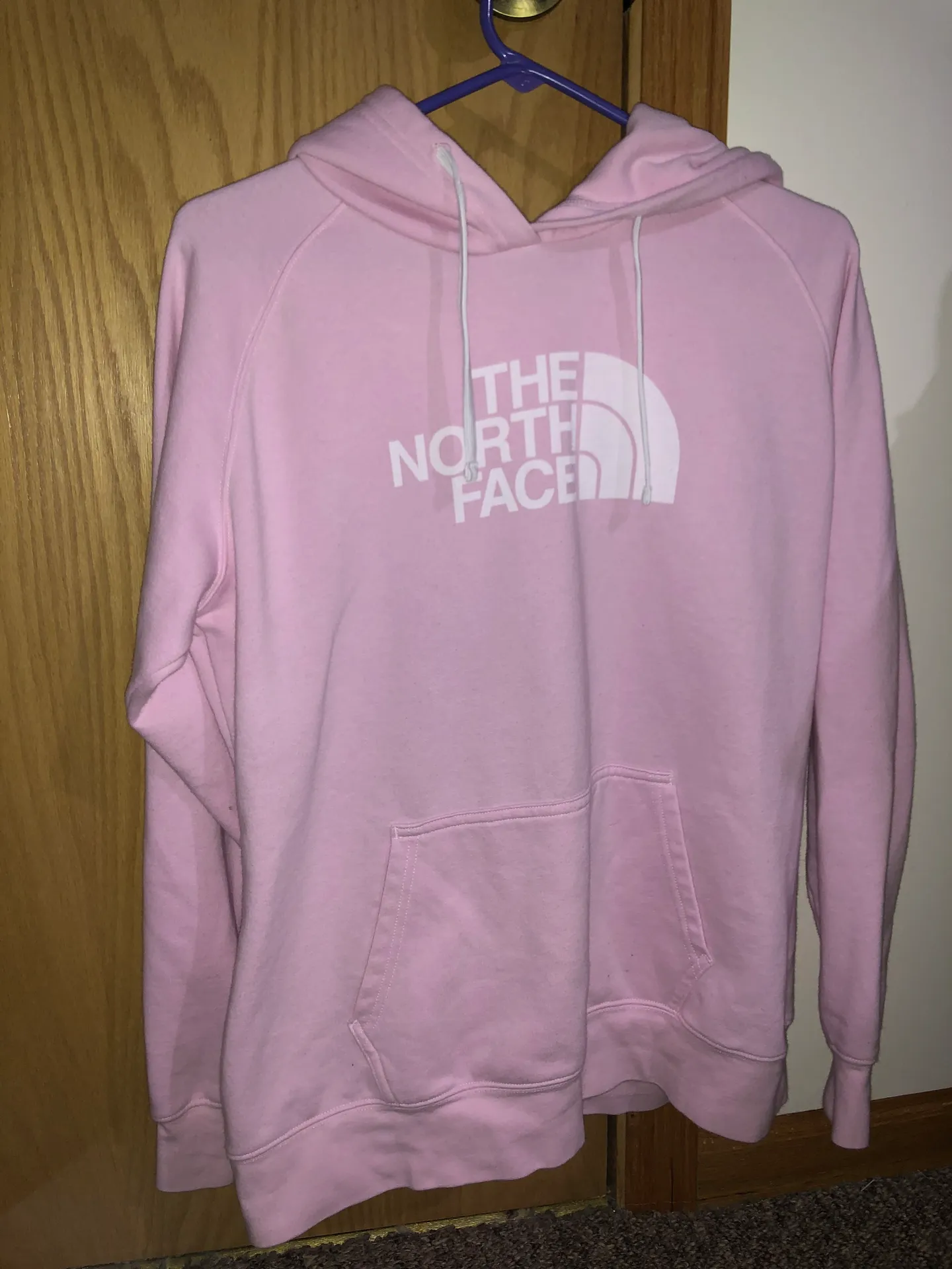 The North Face light pink hoodie - Image 2