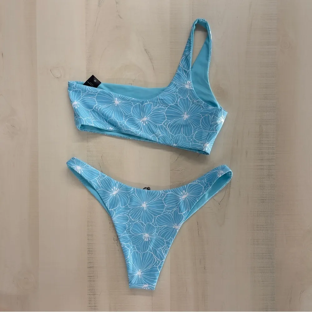 VAYA ISLAND Chelsea reversible floral printed blue cheeky sexy bikini travel m - Image 10
