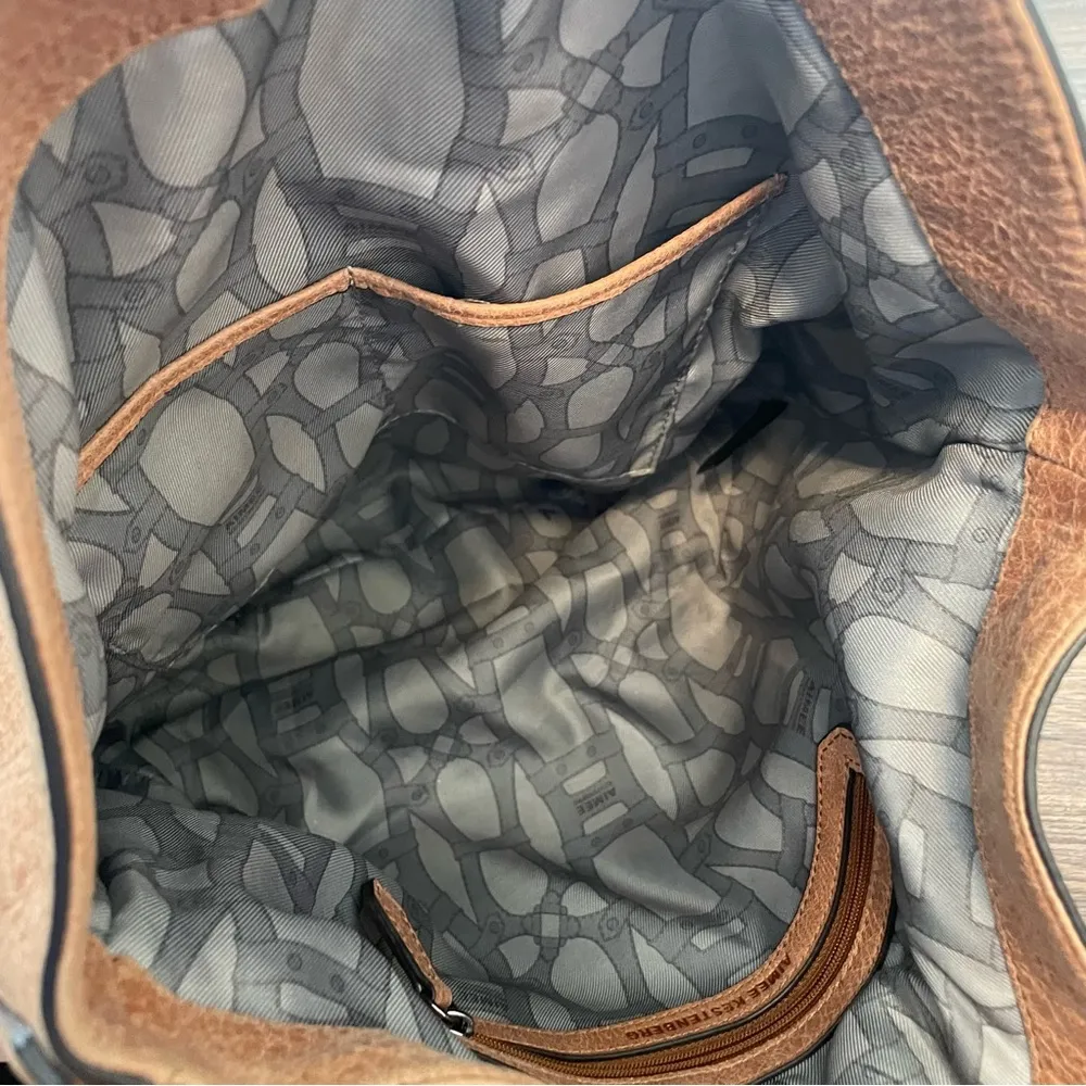 Aimee Kestenberg Leather Hobo Shoulder Bag Tan Slouchy Bag - Image 15