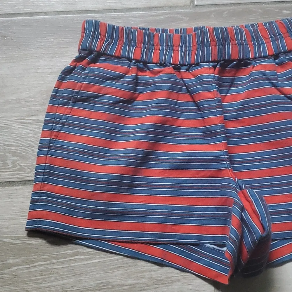 J. Crew Striped Linen Blend Boardwalk Shorts J. Crew Elastic Waist Shorts - Image 2