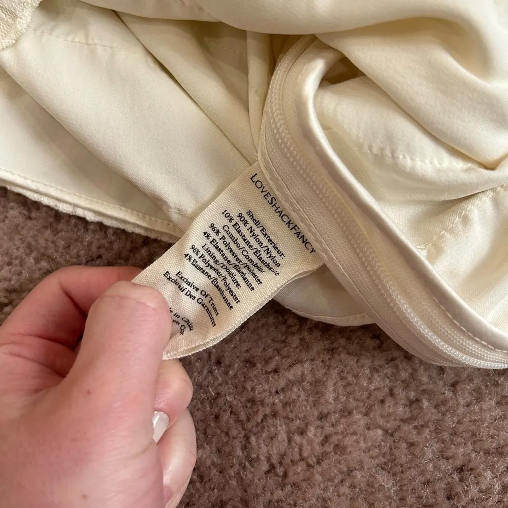 Loveshackfancy White Malt Tiered Ruffle Lace Crop Top - Image 8