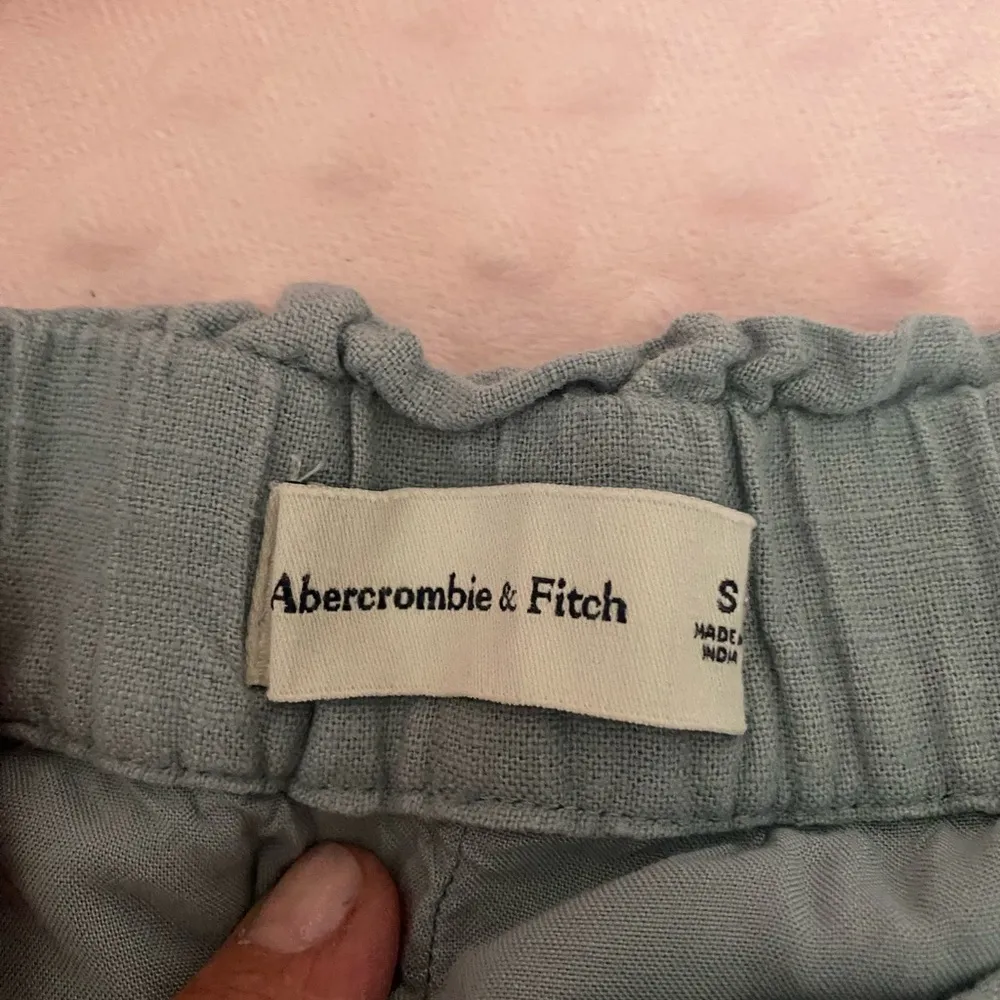 Abercrombie & Fitch Light Blue Cotton Shorts S Small waist 26” 28” - Image 6