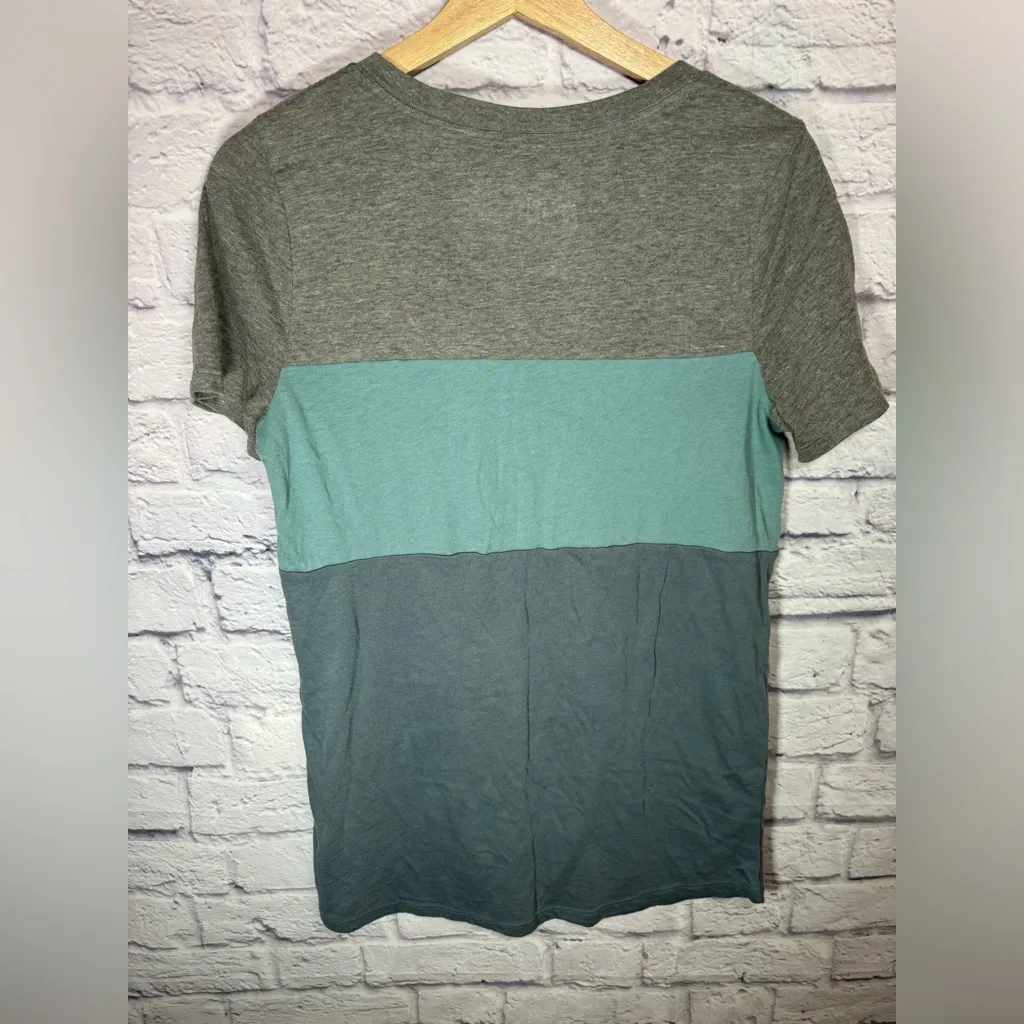 Victoria’s Secret‎ PINK Sleep shirt/gown teal & grey size small - Image 2