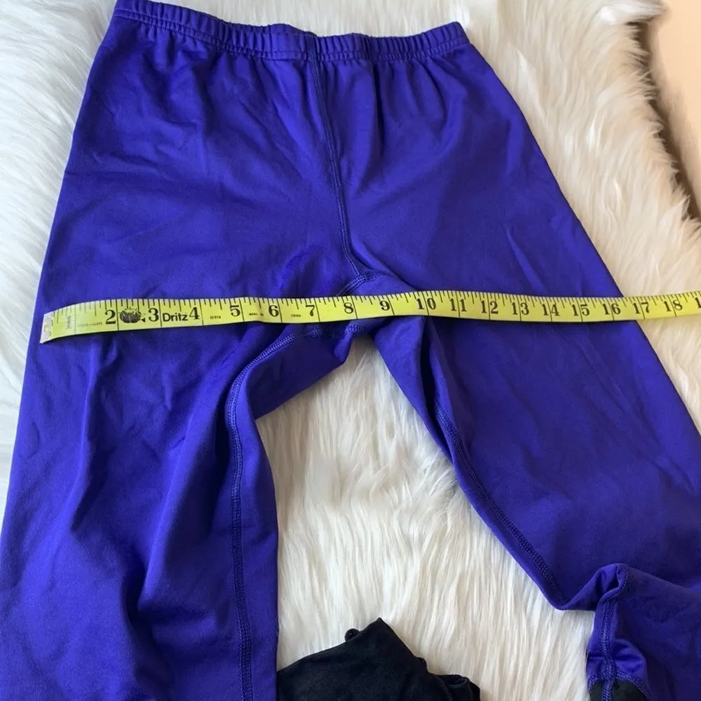 Hot Chillys Winter Base Layer Stirrup Pants Size Medium Purple - Image 10
