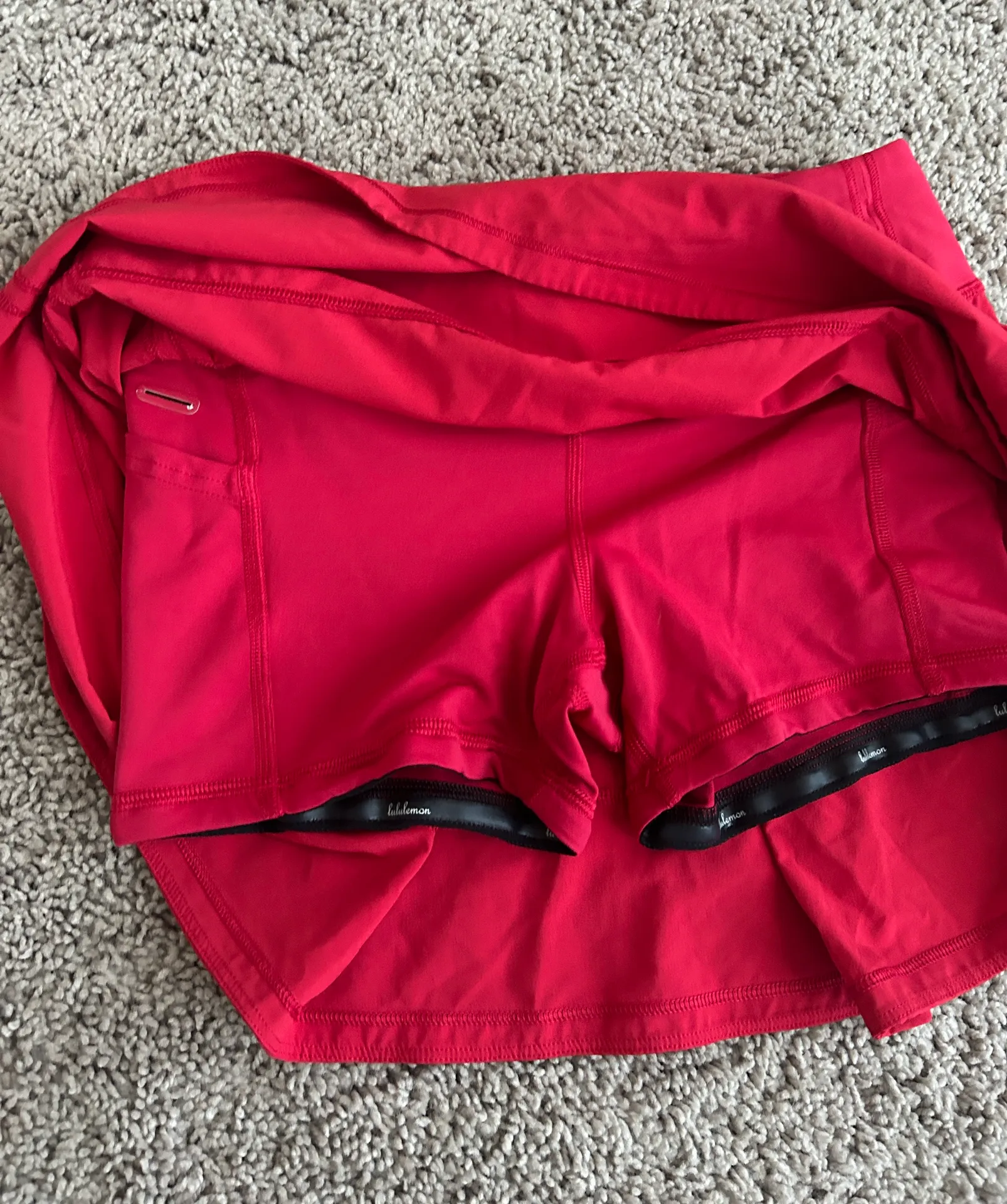 Red Pace Rival Skirt Tall - Image 4