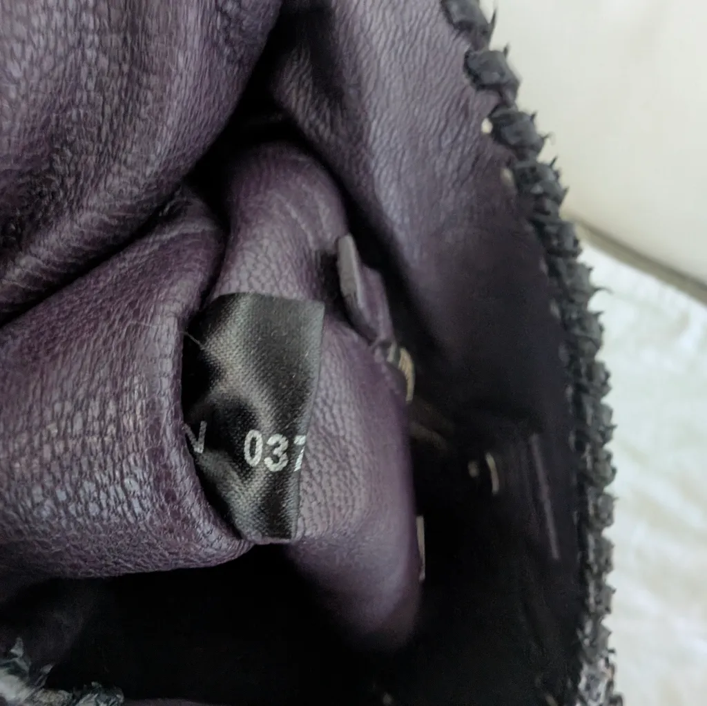 Prada Milano Purple & Black Ombre Python Leather Shoulder Bag – Rare & Stunning - Image 11