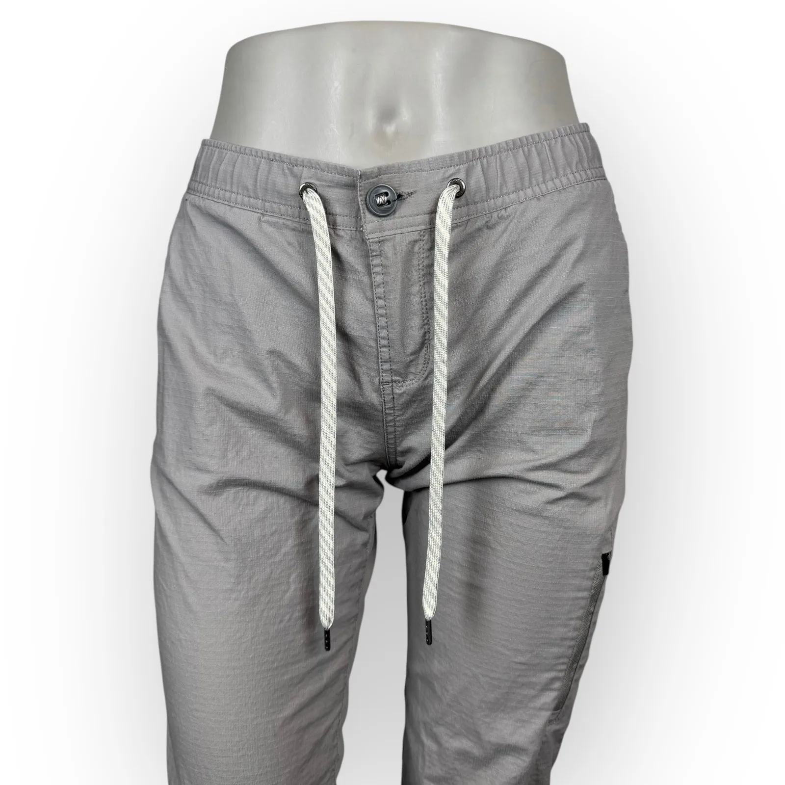 Vuori Women's Gray Cropped Mid-Rise Performance Athletic Pants Size Medium - Image 3