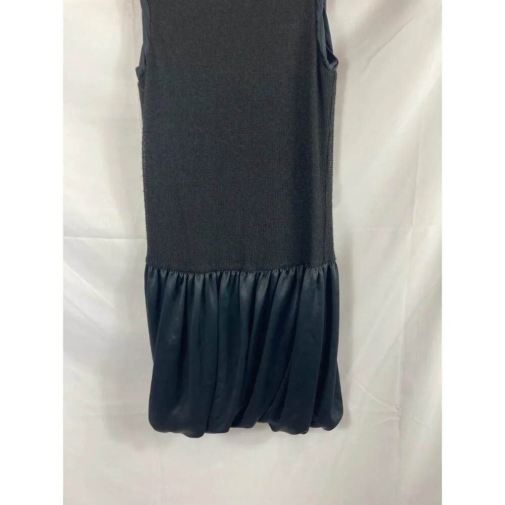 Theory Evelina Cone Bubble Shift Dress black Size P - Image 4