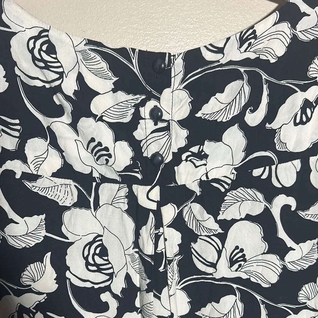 Anthropologie‎ Maeve Zola Black White Dress | 6 - Image 6