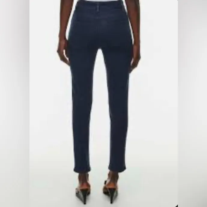 Aritzia TEN Motive High-Rise Skinny Jeans in Dark Wash Denim (NWT) - Image 3