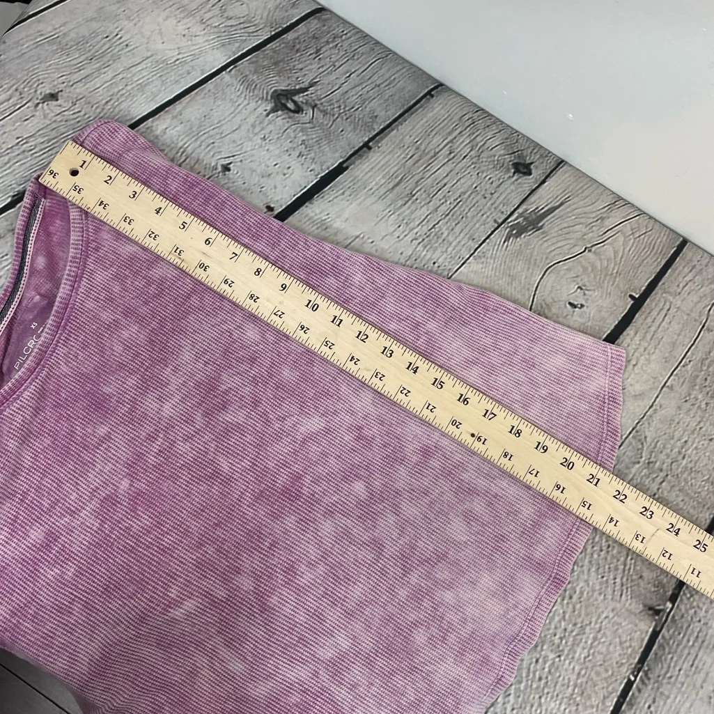 Pilcro Anthropologie Washed Waffle Thermal Sweatshirt size XS Lavender - Image 15