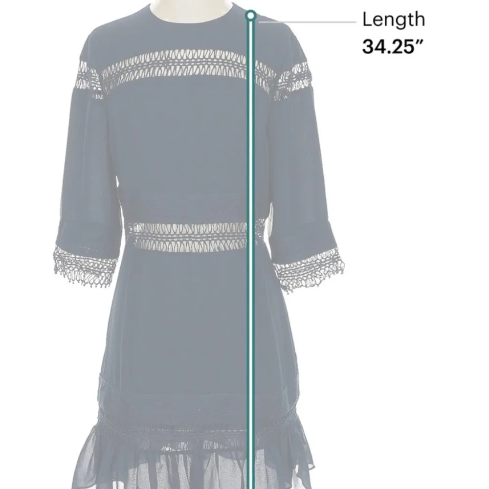 Revolve Tularosa Asher Mini Dress Indigo Blue Navy Small - Image 6