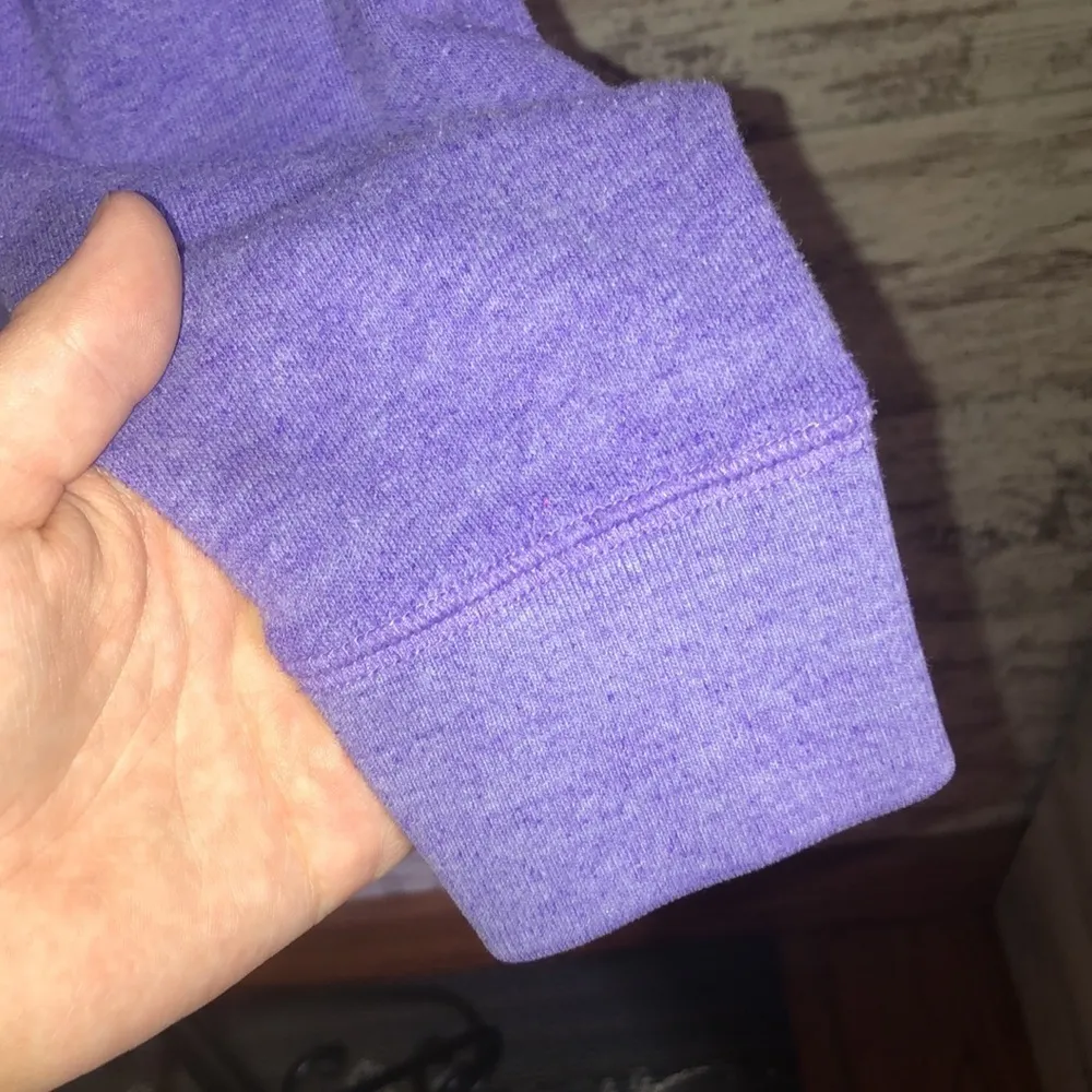 Victoria’s Secret pink quarter zip sweatshirt purple size small causal pink Vs​​ - Image 6