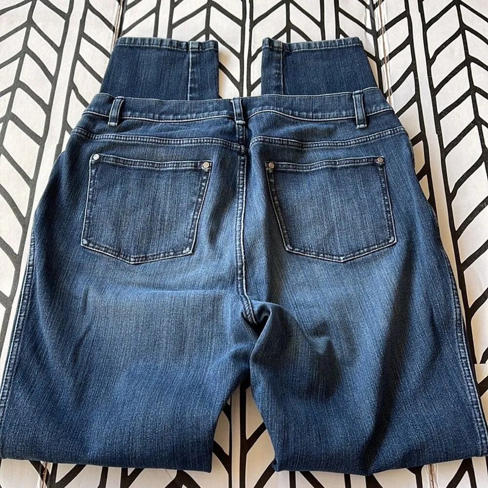 Lafayette 148 New York Mercer Acclaimed Skinny Jeans Size 4 - Image 3