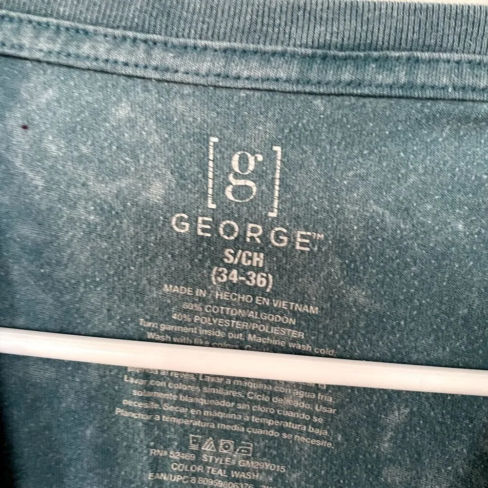 George green short sleeved long tunic style top casual comfortable women size S - Image 3