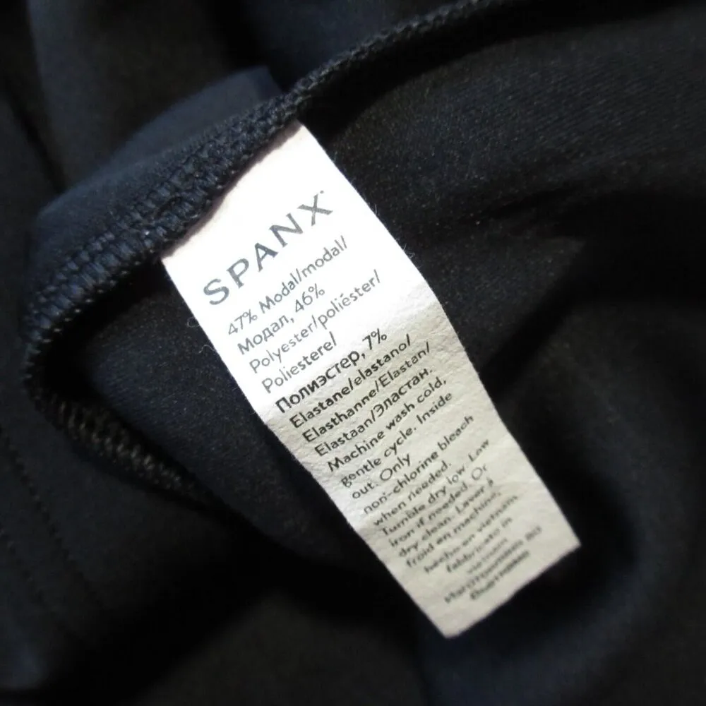 Spanx AirEssentials Crew Neck Shift in Black Airluxe Knit Dress M - Image 4