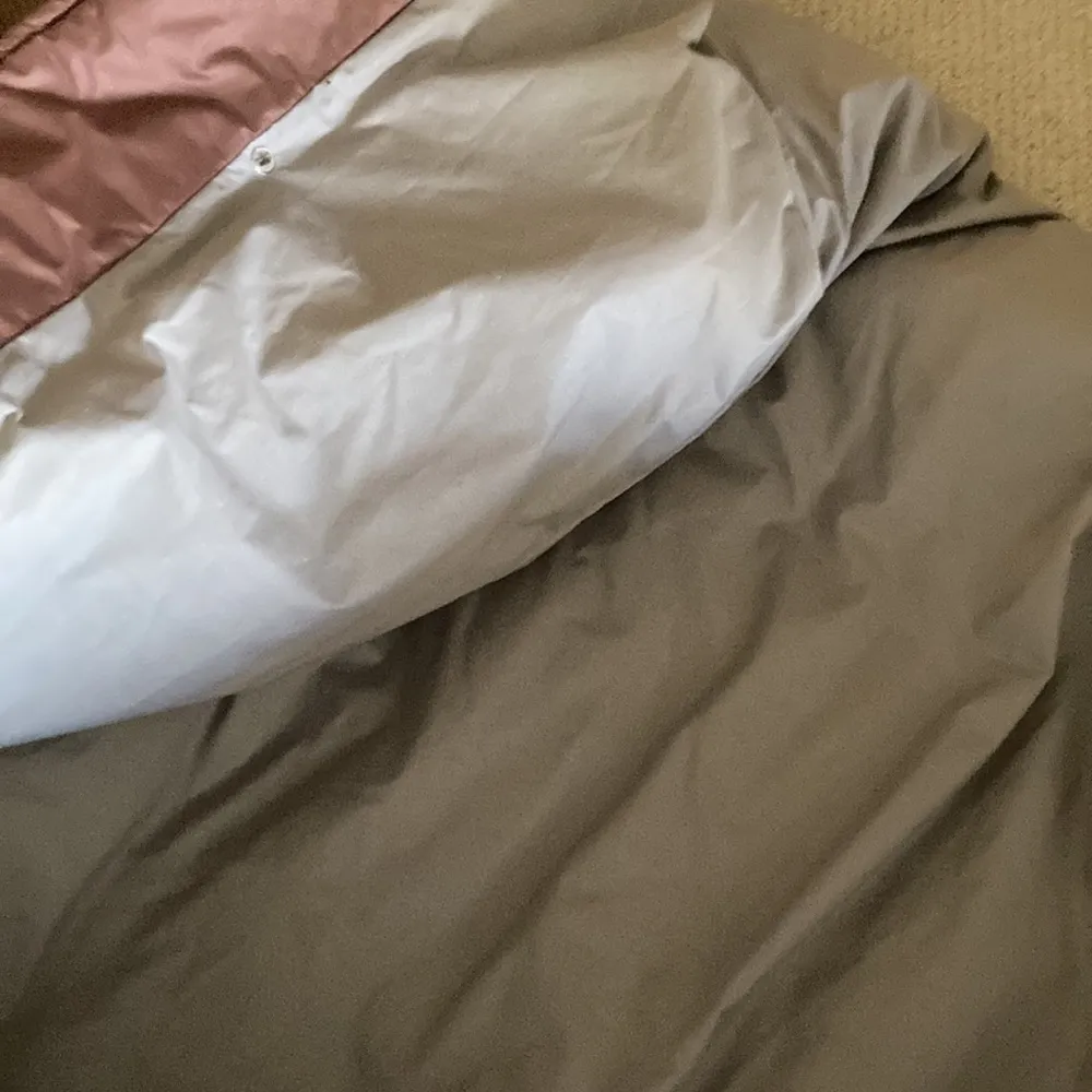 Vintage Duster Quilted Coat Long Down Jacket Toggle Mob Boss Mauve Size 8 1980s Purple - Image 9