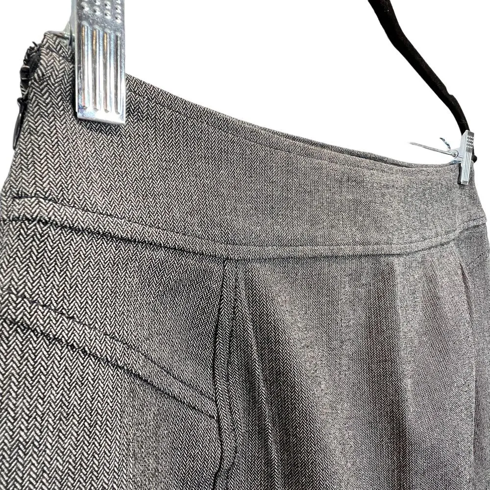 Banana Republic Pencil Skirt Gray Black Size 6 Straight Stretch Knee Length - Image 5