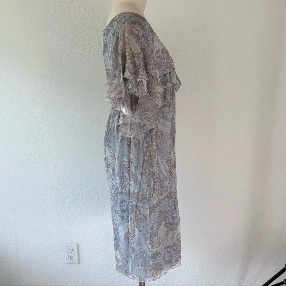 NWT Valentino vintage silk bow dress Green Size 8 - Image 4