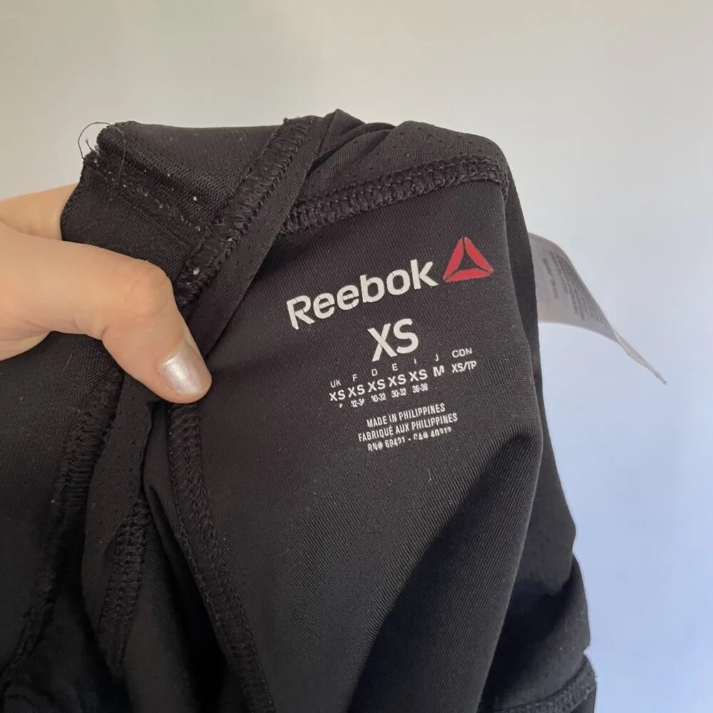 Reebok women's size XS speedwick black bike shorts comfortable lightweight - Image 7
