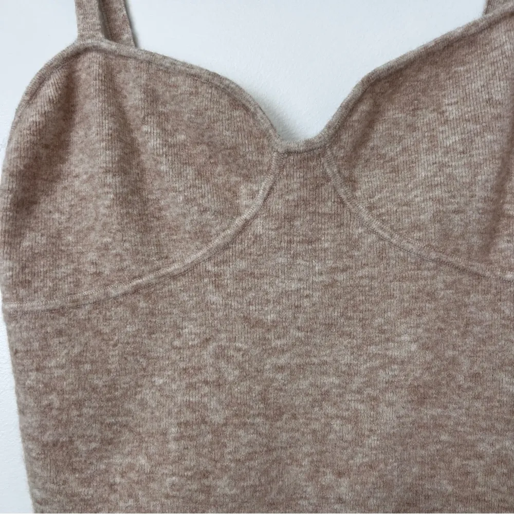 NEW Aritzia Wilfred Sicily Cashmere and Wool Sweater Bustier Tank Top - Image 4