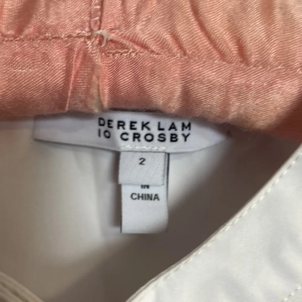 DEREK Lam Clinton Sleeveless Button-Up Top white oversized NWOT size 2 - Image 2