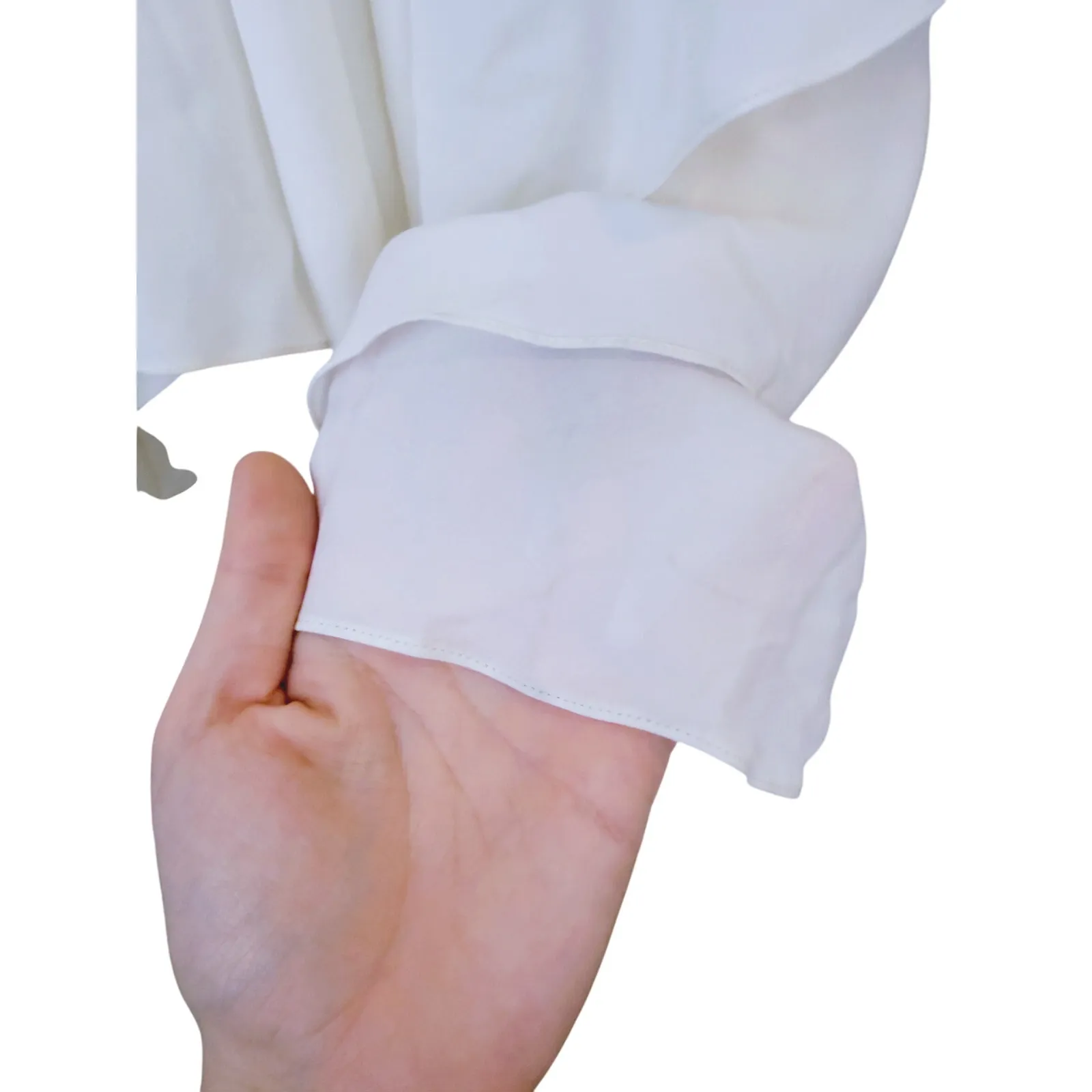 LoveShackFancy Tiered Ruffle Maxi Dress Small Ivory Coquette Bridal Fairy Soft - Image 7