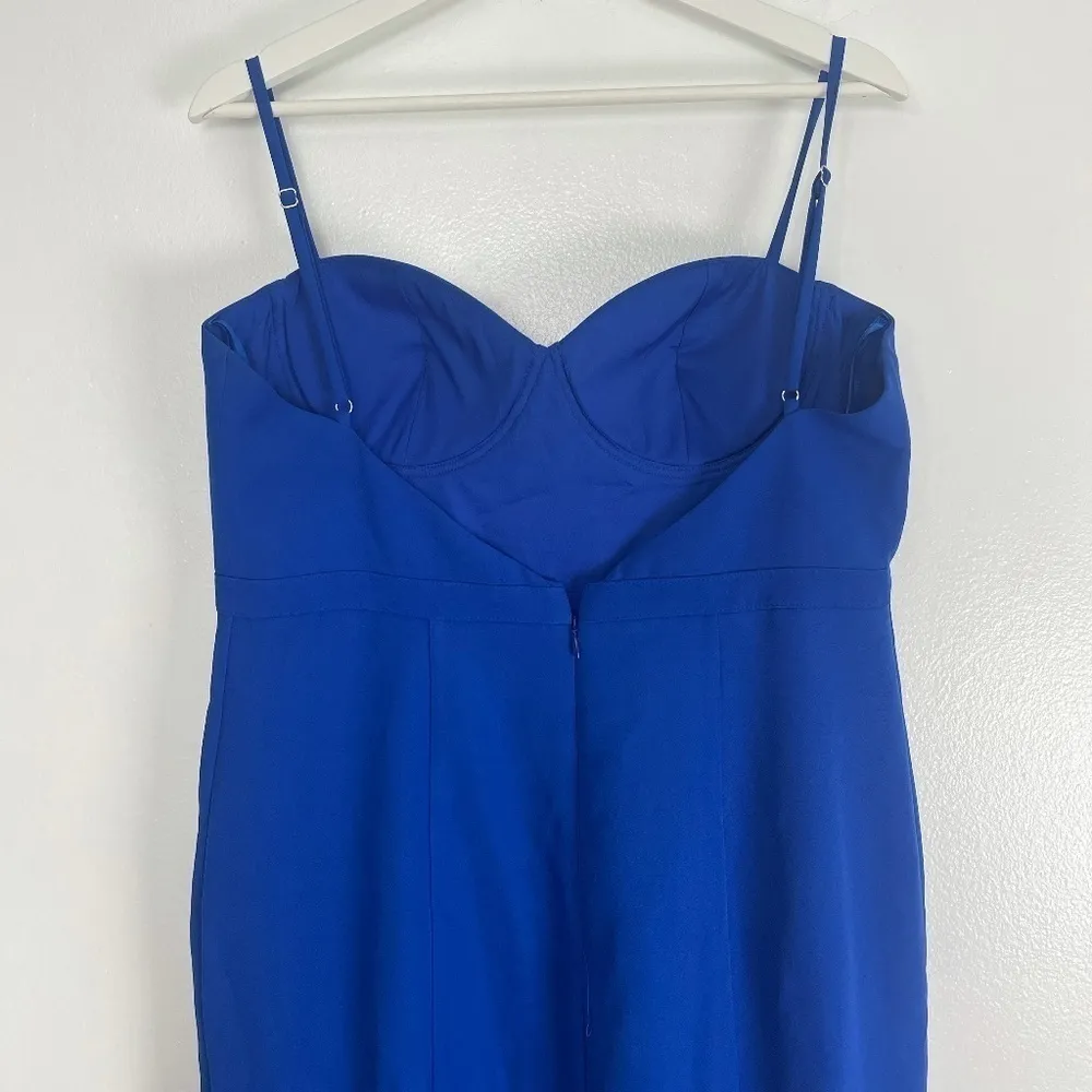 ELLE ZEITOUNE Louisa Underwire Mermaid Gown in Indigo Size X - Image 8