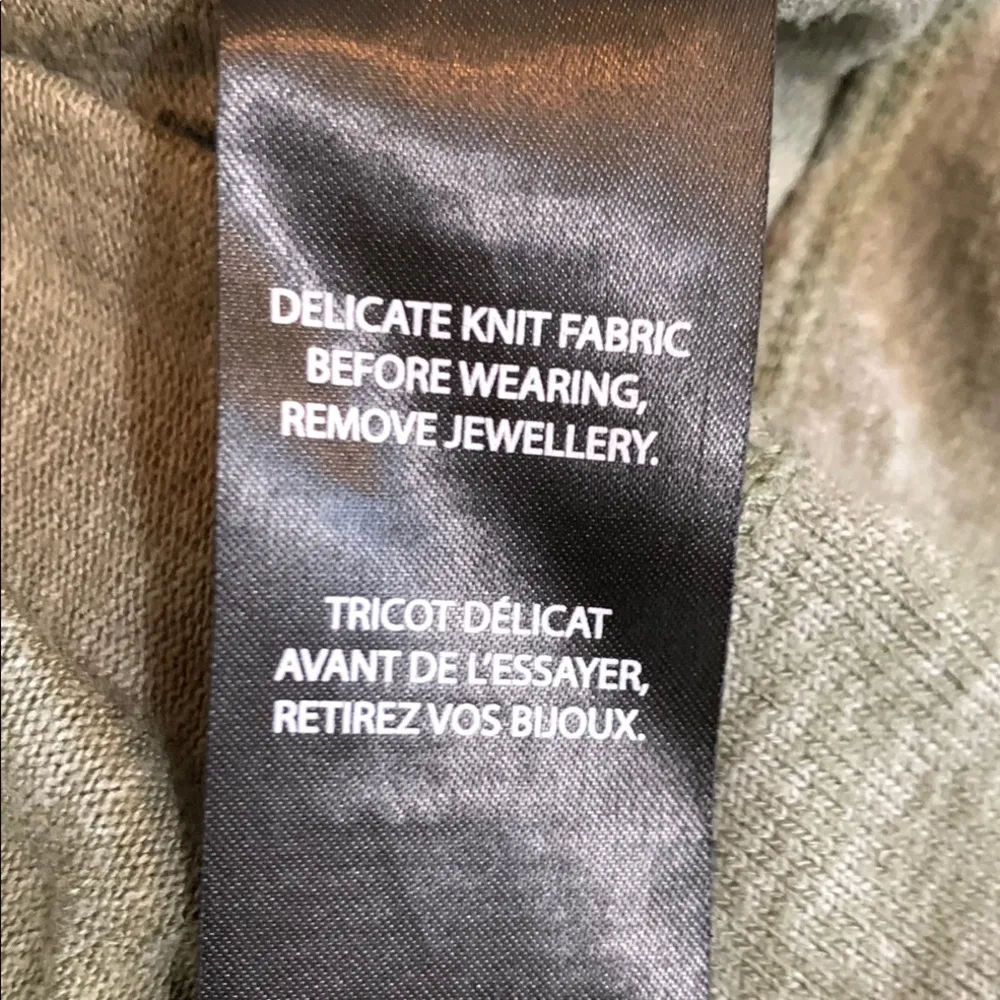 Women's Buffalo David Bitton Green Soft Rayon Blend Stretch Sweatshirt Pull On - Image 5