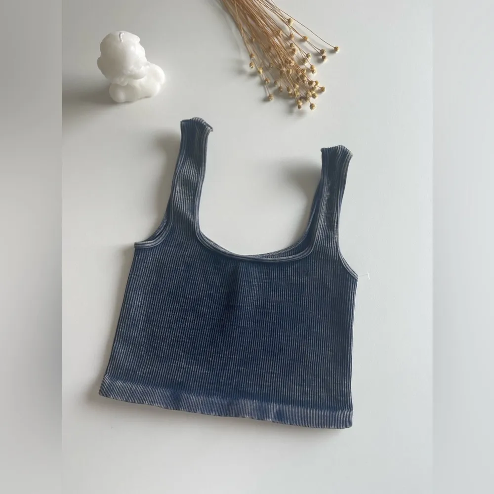 NWOT  FP Movement Happiness Runs Square Neck Crop Size XS/S - Image 2