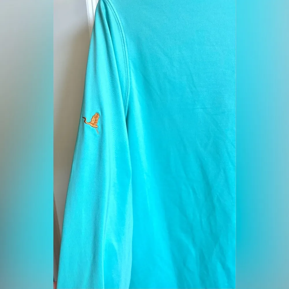 RLX Ralph Lauren Women's Golf Pullover Top 1/4 Zip Mint Green Size L Size L - Image 7