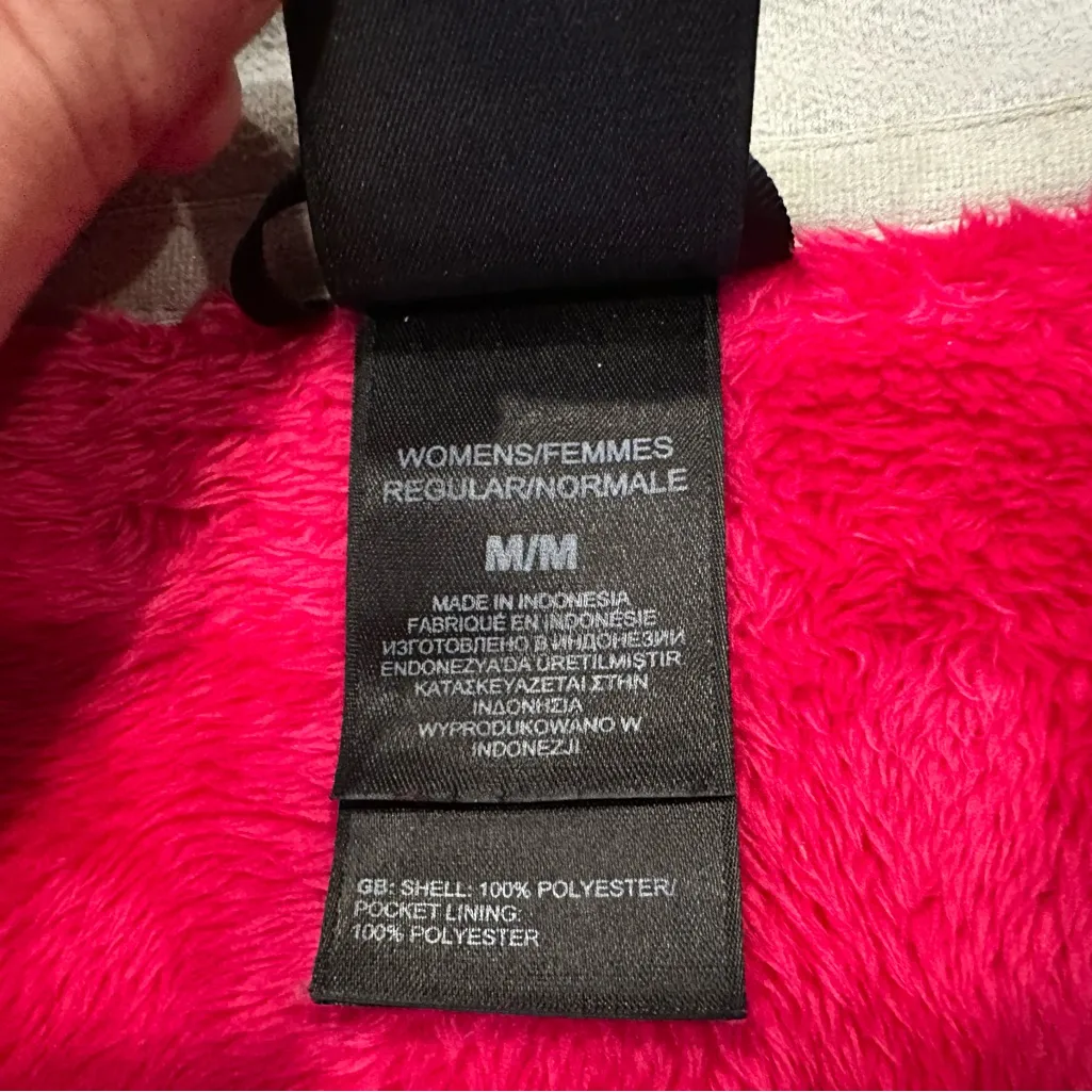 The North Face Fuchsia Pink Fleece Jacket Women's Medium M - Image 7