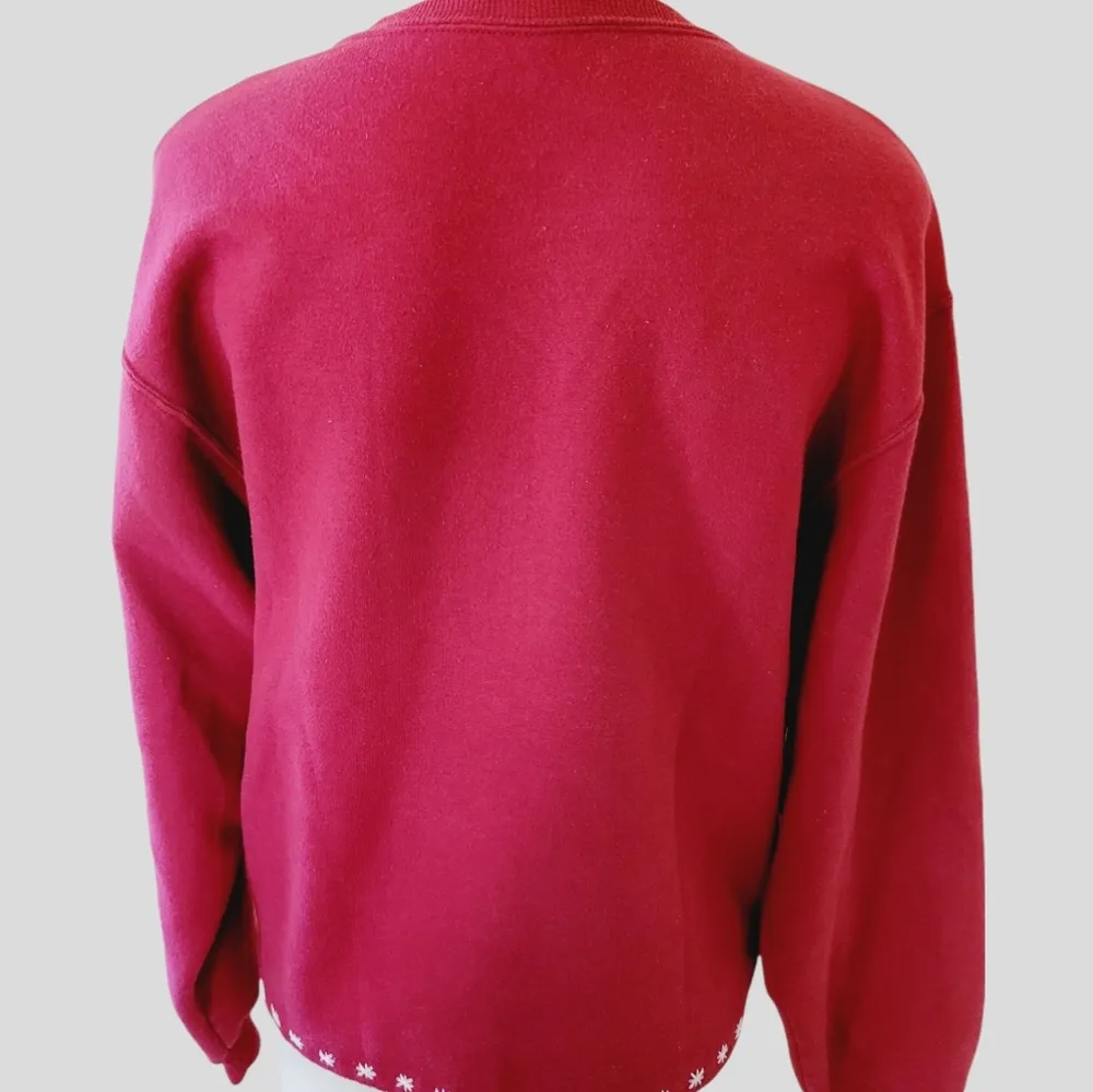 Fruit of the Loom primitive rustic Christmas sweatshirt size medium - Image 5